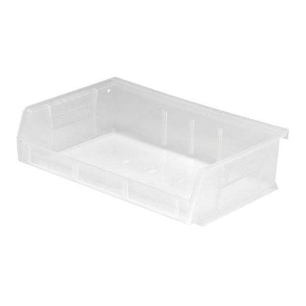 Quantum Storage Systems 7-3/8" x 11" x 3" ULTRA SERIES STACK AND HANG BIN - Clear QUS236CL